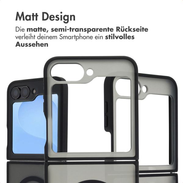 imoshion Color Guard Back Cover mit MagSafe Samsung Galaxy Z Flip 7 FE - Schwarz