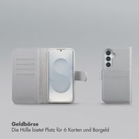 Selencia Olyn Abnehmbare Bookcase mit MagSafe Samsung Galaxy S24 / S25 - Grau