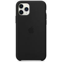 Apple Silikon-Case Schwarz für das iPhone 11 Pro Max