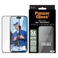 PanzerGlass Keramischer Displayschutz mit Applikator für das iPhone 16