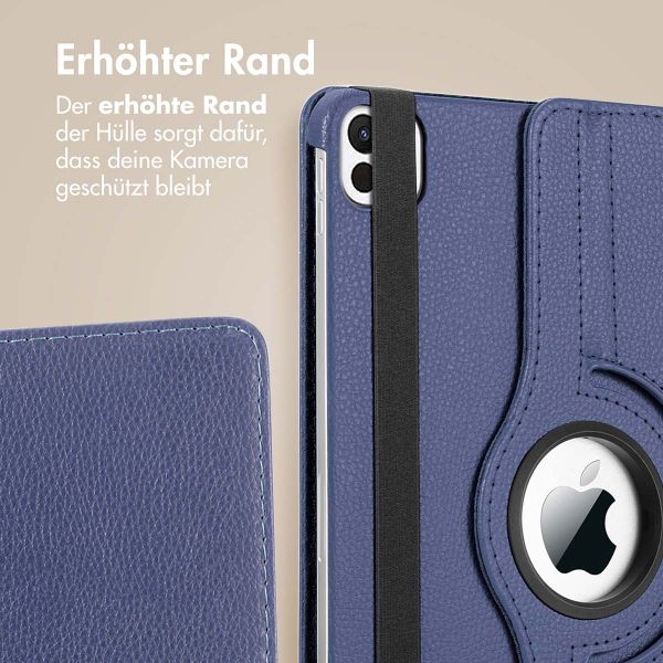 imoshion 360° drehbare Klapphülle Apple iPad Pro 12.9 (2022) / Pro 12.9 (2021) / Pro 12.9 (2020) - Dunkelblau