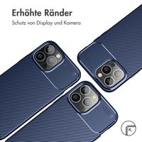imoshion Carbon-Hülle für das Apple iPhone 13 Pro Max - Blau