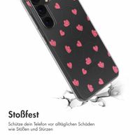 imoshion  Design Hülle für das Samsung Galaxy S24 - Dusty Rose Connected Hearts