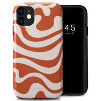 Selencia Vivid Tough Back Cover für das Apple iPhone 11 - Dream Swirl Orange