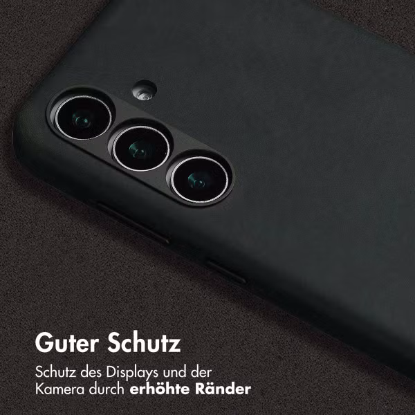 Accezz Vintage Leather Magsafe Backcover Samsung Galaxy S24 / S25 - Smokey Green