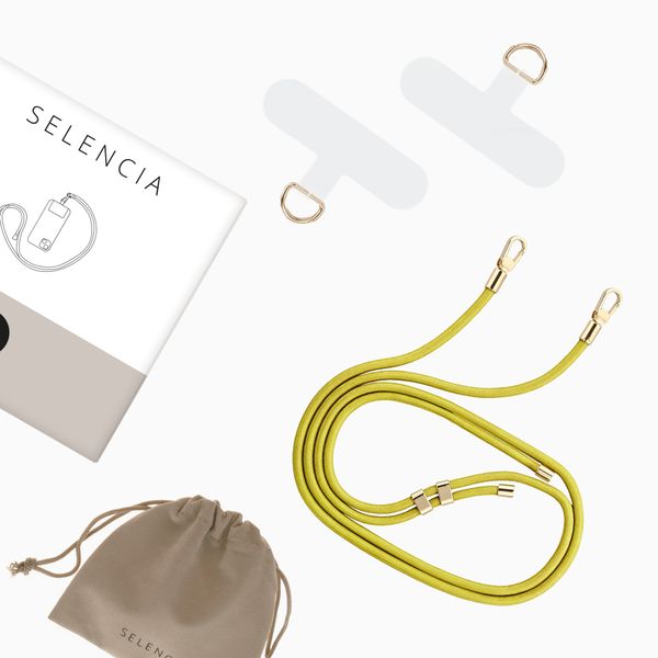 Selencia Universal Handyband mit 2 Haken - verstellbar - Olive Dust