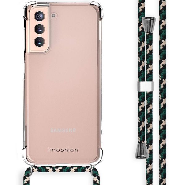imoshion Backcover mit Band Samsung Galaxy S21 - Green Multi Color