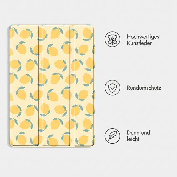 imoshion Design Trifold Klaphülle Samsung Galaxy Tab A11 Plus / A9 Plus - Citrus Dream