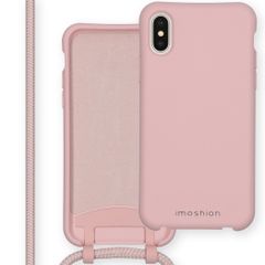 imoshion Color Backcover mit abtrennbarem Band Apple iPhone X / Xs - Rosa