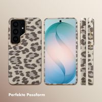 Selencia Sabi Backcover Leopardenmuster mit MagSafe Samsung Galaxy S26 Ultra - Soft Ivory