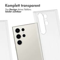 Accezz 100% recyceltes TPU Clear Cover für das Samsung Galaxy S24 Ultra - Transparent