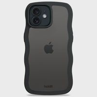 Holdit Wavy Case für das Apple iPhone 12/12 Pro - Black / Transparent