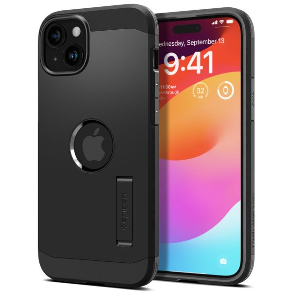 Spigen Tough Armor™ Case MagSafe für das iPhone 15 - Schwarz