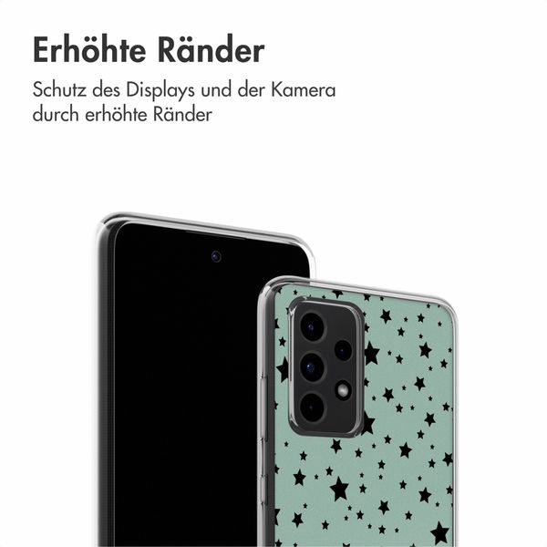 imoshion Design Hülle Samsung Galaxy  A52(s) (5G/4G) - Stars Mint