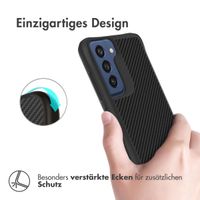 imoshion Rugged Hybrid Carbon Case Samsung Galaxy S21 FE - Schwarz