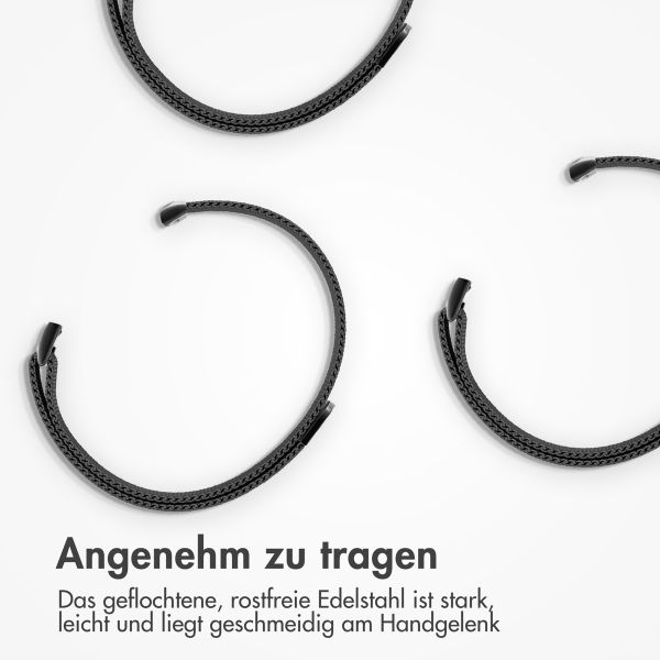 imoshion Mailändische Magnetarmband für die Google Pixel Watch 3 - 45 mm - Schwarz