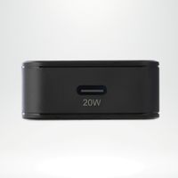 imoshion Powerbank 20.000 mAh + Accezz Ultra Slim GaN Ladegerät + Accezz USB-C- auf USB-C-Kabel - 1 Meter - Schwarz