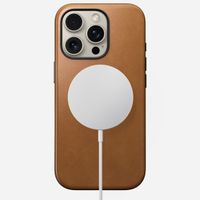 Nomad Modern Leather Case für das iPhone 16 Pro - English Tan