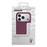 iDeal of Sweden Soft Swirl Silicone MagSafe Hülle Apple iPhone 17 Pro Max - Velvet Plum