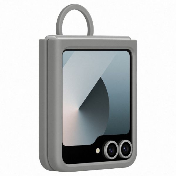 Samsung Original Silikon Cover Ring Samsung Galaxy Z Flip 6 / Flip 7 FE - Gray