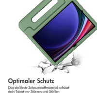 imoshion Schutzhülle mit Handgriff kindersicher Samsung Galaxy Tab S11 / S9 11.0 Zoll / S10 Lite / S10 FE / S9 FE 10.9 Zoll - Olive Green
