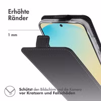 Accezz Flip Case Samsung Galaxy S25 FE - Schwarz