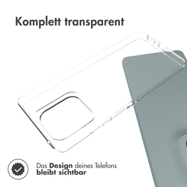 Accezz Clear TPU Backcover Motorola Moto G56 - Transparent