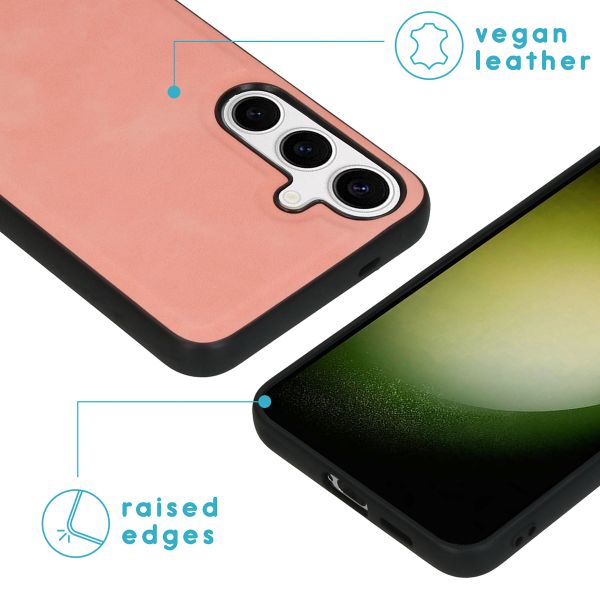 imoshion Entfernbare 2-1 Luxus Klapphülle Samsung Galaxy S24 Plus - Rosa