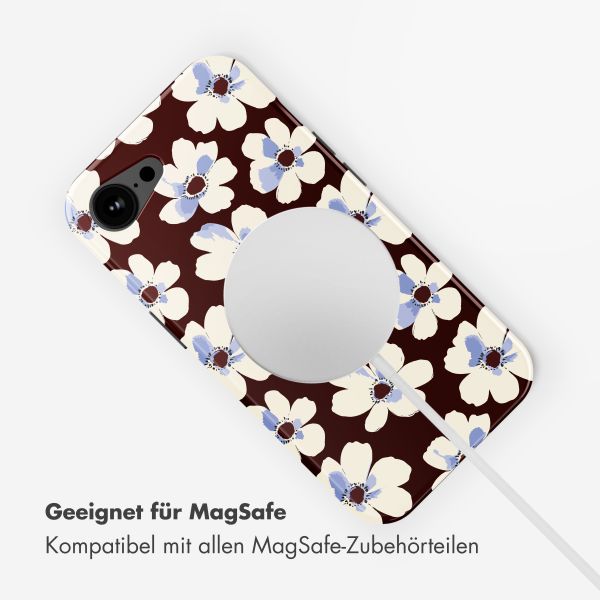 Selencia Vivid Rückabdeckung mit MagSafe Apple iPhone 16e - Choco Flower Pop