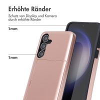 imoshion Backcover mit Kartenfach Samsung Galaxy S25 FE - Rosé gold