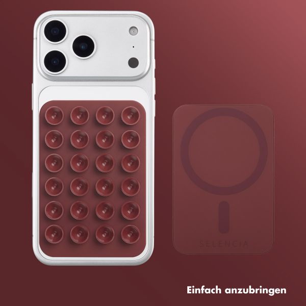 Selencia MagSafe-Saugnapf-Handyhalterung - Terracotta