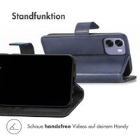 imoshion Luxuriöse Klapphülle Oppo A6x (4G/5G) - Dunkelblau