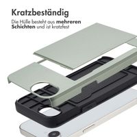 imoshion Backcover mit Kartenfach iPhone 16e - Grün