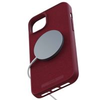 Njorð Collections Wildleder Comfort+ Case MagSafe für das iPhone 15 Plus - Red