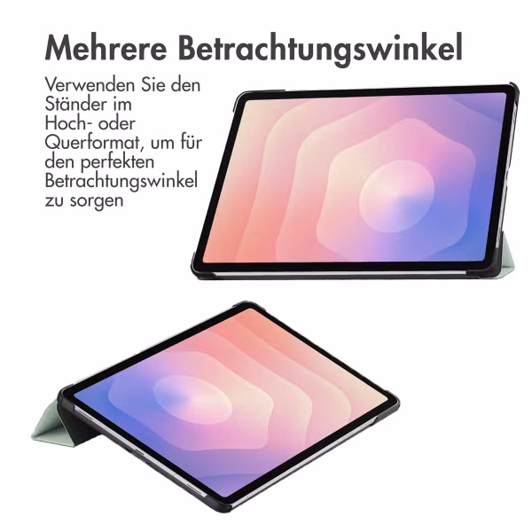 imoshion Trifold Klapphülle Samsung Galaxy Tab S11 - Hellgrün
