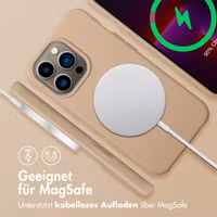 imoshion Color Backcover mit abnehmbarem Handykette und MagSafe Apple iPhone 13 Pro - Nude