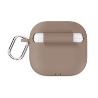 Holdit Solid Silicone Case Apple AirPods 4 - Mocha Brown
