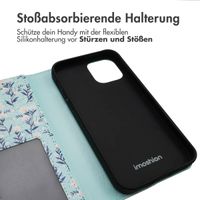 imoshion Design Klapphülle für das iPhone 14 - Blue Flowers