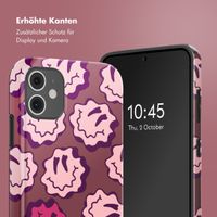 Selencia Vivid Back Cover Apple iPhone 11 - Wavy Smiley Pink