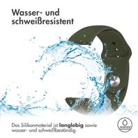 imoshion Silikonband Sport für das Samsung Galaxy Watch 7 40/44 mm - Olive Green