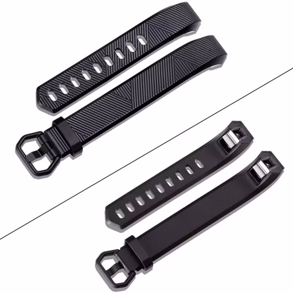 imoshion Silikonband für das  Fitbit Alta (HR) - Schwarz