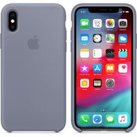 Apple Silikon-Case Lavender Gray für das Apple iPhone Xs / X