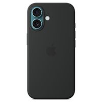 Apple Silikon-Case MagSafe für das Apple iPhone 16 - Black
