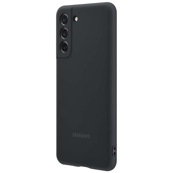 Samsung Original Silikon Cover für das Galaxy S21 FE - Dark Gray