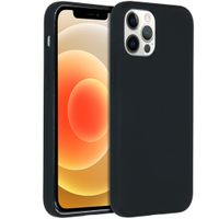 Accezz Liquid Silikoncase für das Apple iPhone 12 Pro Max - Schwarz