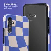 Selencia Vivid Tough Back Cover für das Samsung Galaxy A34 (5G) - Groovy Sapphire Blue