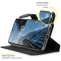 Accezz Wallet TPU Klapphülle Motorola Edge 20 - Schwarz