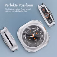 imoshion Full Cover Hard Case Samsung Galaxy Watch Ultra (2024/2025) - Silber