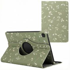 imoshion 360° drehbare Design Klapphülle Samsung Galaxy Tab S6 Lite (2020/2022/2024)  - Green Flowers