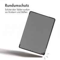 imoshion Trifold Klapphülle Apple iPad 9 (2021) 10.2 Zoll / iPad 8 (2020) 10.2 Zoll / iPad 7 (2019) 10.2 Zoll - Grau